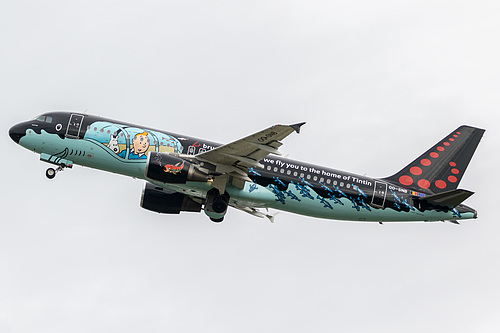 Brussels Airlines Airbus A320-200 OO-SNB at London Heathrow Airport (EGLL/LHR)