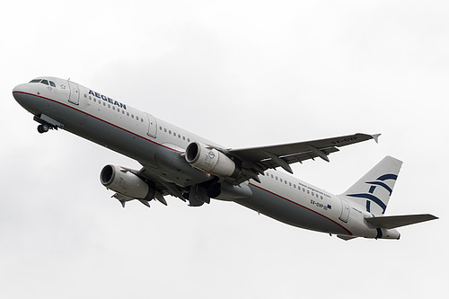 Aegean Airlines Airbus A321-200 SX-DVP at London Heathrow Airport (EGLL/LHR)