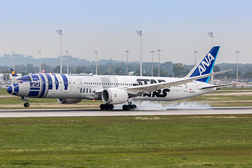 All Nippon Airways Boeing 787-9 JA873A at Munich International Airport (EDDM/MUC) All Nippon Airways Boeing 787-9 JA873A at Munich International Airport (EDDM/MUC)