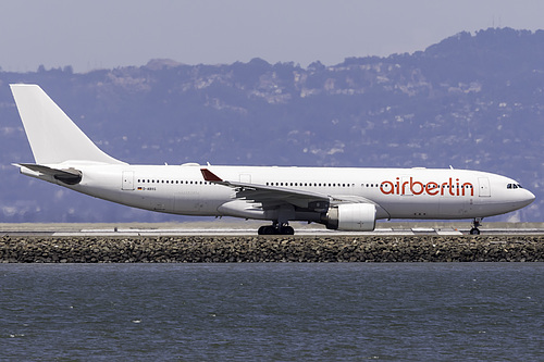 Air Berlin Airbus A330-200 D-ABXG at San Francisco International Airport (KSFO/SFO)