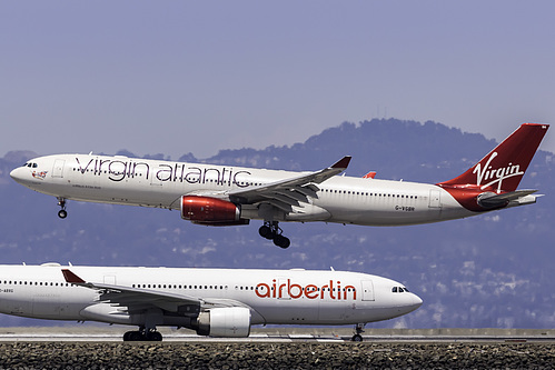 Virgin Atlantic Airbus A330-300 G-VGBR at San Francisco International Airport (KSFO/SFO) Virgin Atlantic Airbus A330-300 G-VGBR at San Francisco International Airport (KSFO/SFO)