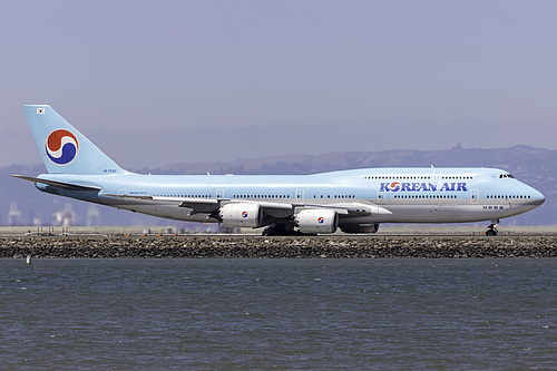 Korean Air Boeing 747-8i HL7630 at San Francisco International Airport (KSFO/SFO)