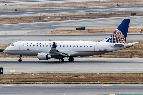 SkyWest Airlines Embraer ERJ-175 N160SY at San Francisco International Airport (KSFO/SFO) SkyWest Airlines Embraer ERJ-175 N160SY at San Francisco International Airport (KSFO/SFO)