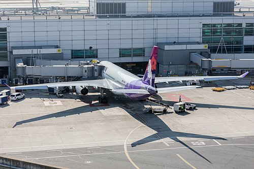 Hawaiian Airlines Airbus A330-200 N373HA at San Francisco International Airport (KSFO/SFO) Hawaiian Airlines Airbus A330-200 N373HA at San Francisco International Airport (KSFO/SFO)