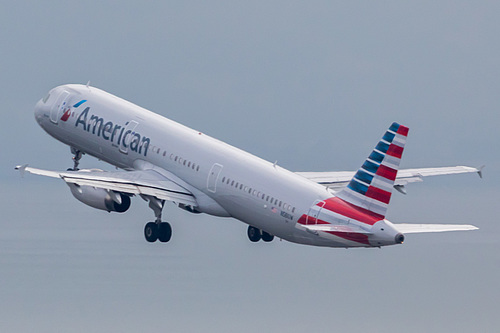 American Airlines Airbus A321-200 N581UW at San Francisco International Airport (KSFO/SFO)