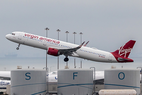 Virgin America Airbus A321neo N921VA at San Francisco International Airport (KSFO/SFO) Virgin America Airbus A321neo N921VA at San Francisco International Airport (KSFO/SFO)