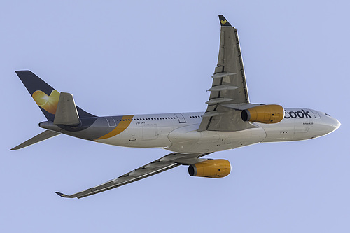 Thomas Cook Airlines Airbus A330-200 OY-VKF at San Francisco International Airport (KSFO/SFO) Thomas Cook Airlines Airbus A330-200 OY-VKF at San Francisco International Airport (KSFO/SFO)