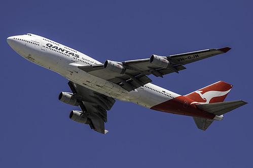 Qantas Boeing 747-400 VH-OJM at San Francisco International Airport (KSFO/SFO)