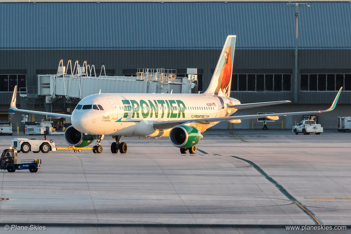 Frontier Airlines Airbus A320-200 N228FR at McCarran International Airport (KLAS/LAS)