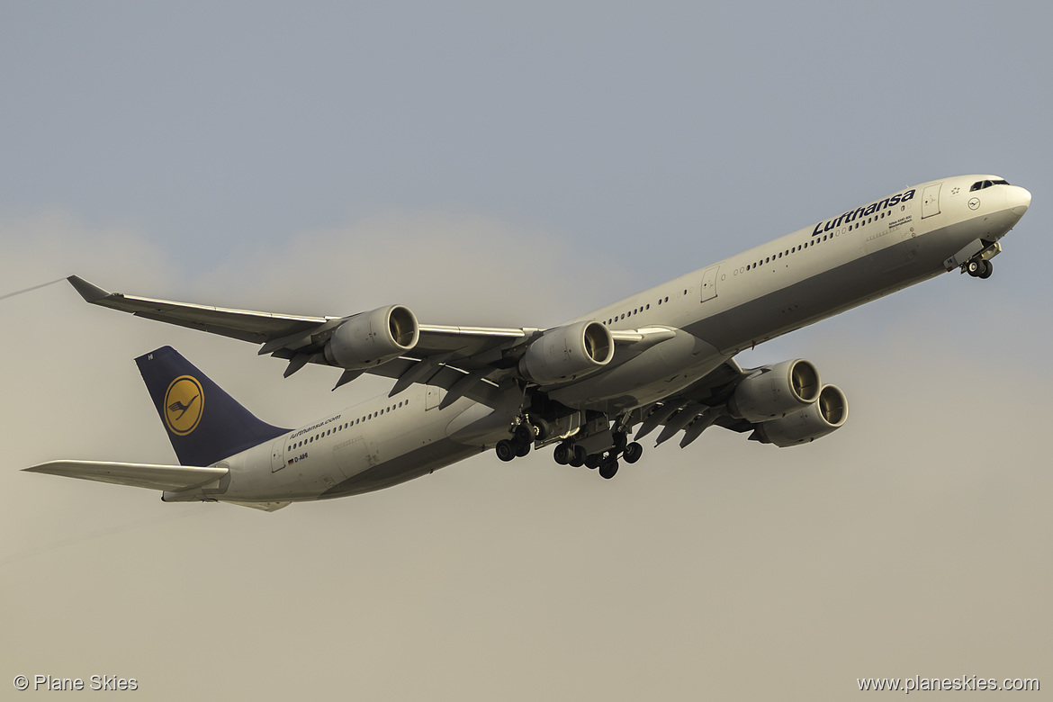 Lufthansa Airbus A340-600 D-AIHI at Los Angeles International Airport (KLAX/LAX)