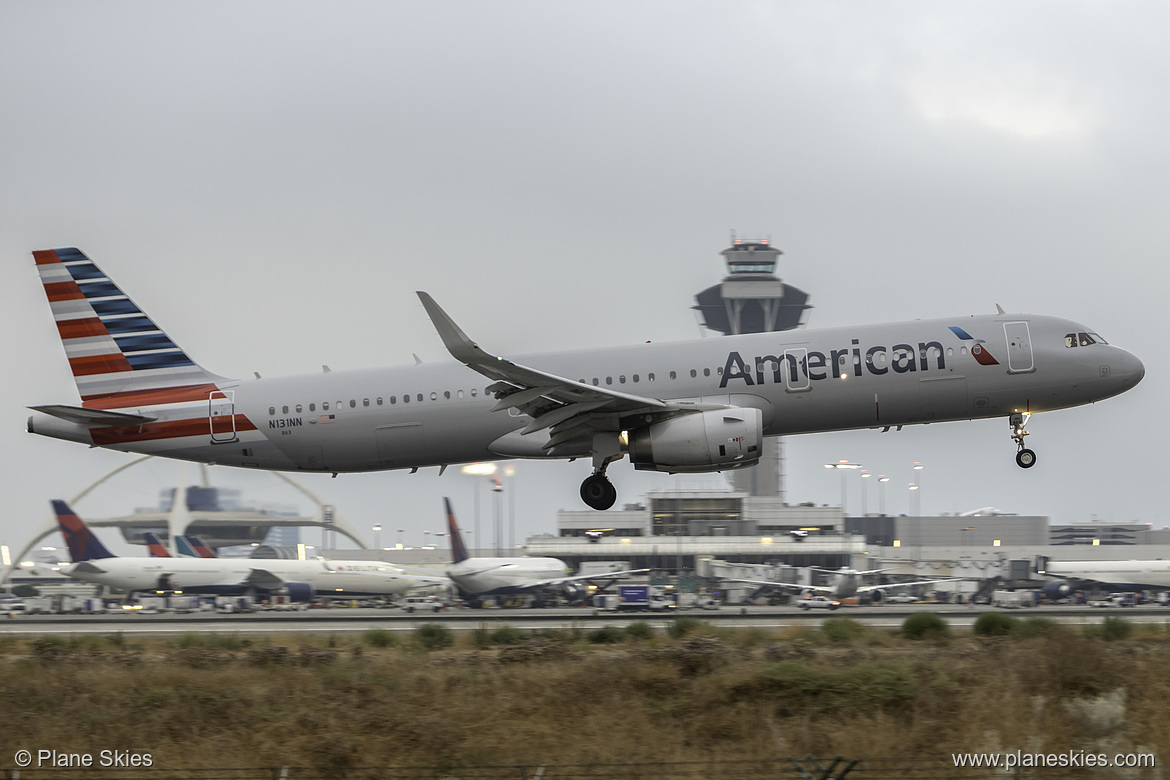 American Airlines Airbus A321-200 N131NN at Los Angeles International Airport (KLAX/LAX) American Airlines Airbus A321-200 N131NN at Los Angeles International Airport (KLAX/LAX)