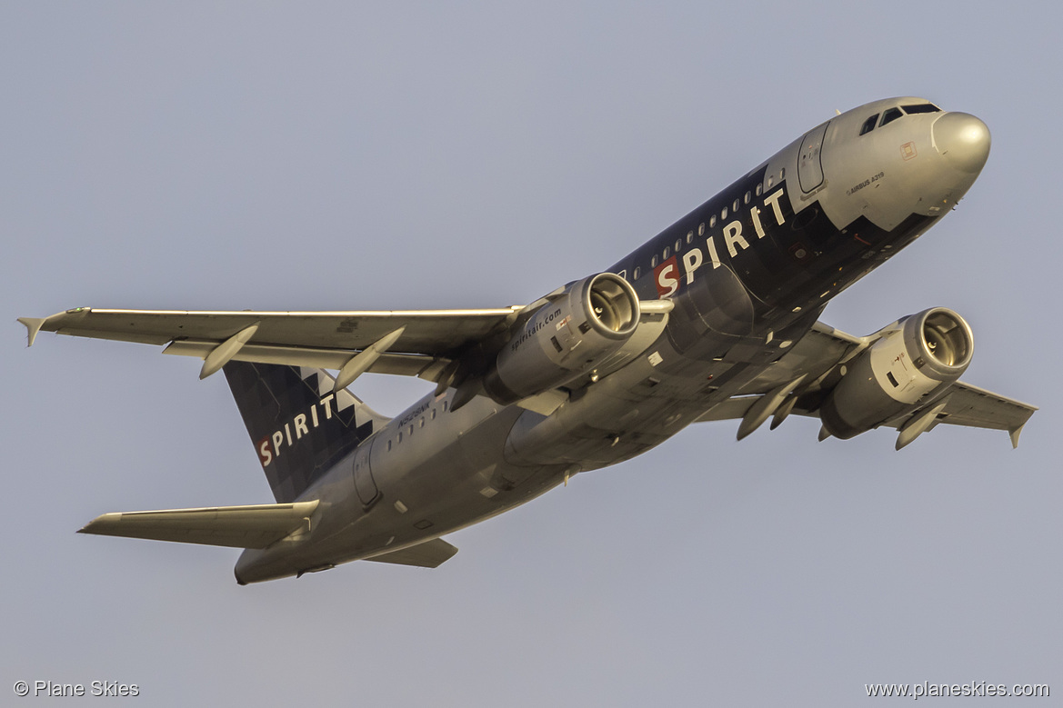 Spirit Airlines Airbus A319-100 N528NK at Los Angeles International Airport (KLAX/LAX)