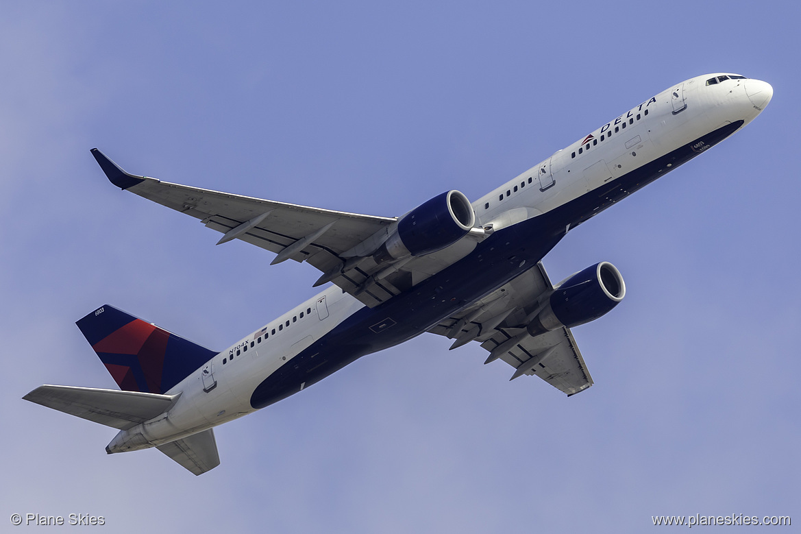 Delta Air Lines Boeing 757-200 N704X at Los Angeles International Airport (KLAX/LAX) Delta Air Lines Boeing 757-200 N704X at Los Angeles International Airport (KLAX/LAX)