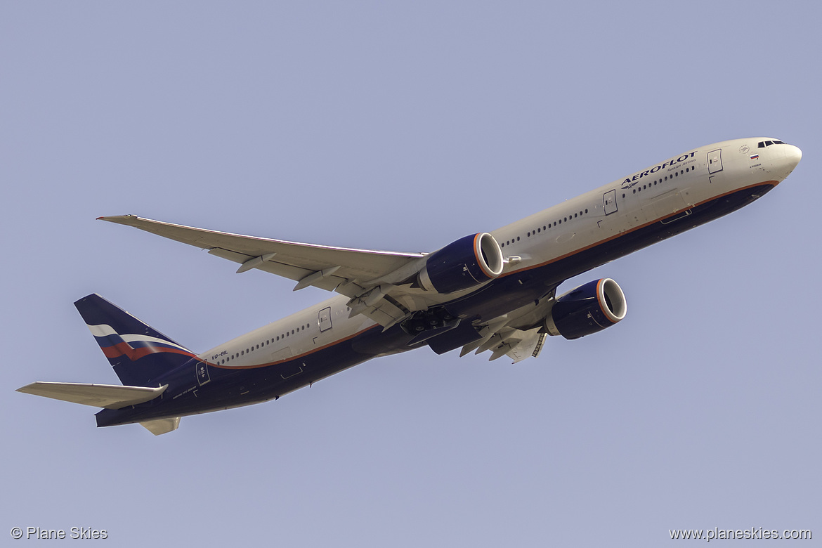 Aeroflot Boeing 777-300ER VQ-BIL at Los Angeles International Airport (KLAX/LAX)