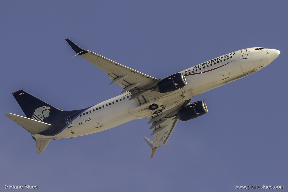 Aeroméxico Boeing 737-800 XA-AMG at Los Angeles International Airport (KLAX/LAX)