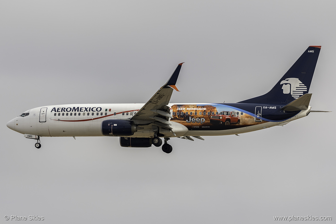 Aeroméxico Boeing 737-800 XA-AMS at Los Angeles International Airport (KLAX/LAX)