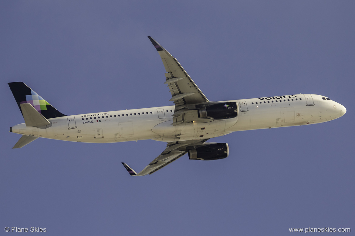 Volaris Airbus A321-200 XA-VRC at Los Angeles International Airport (KLAX/LAX) Volaris Airbus A321-200 XA-VRC at Los Angeles International Airport (KLAX/LAX)