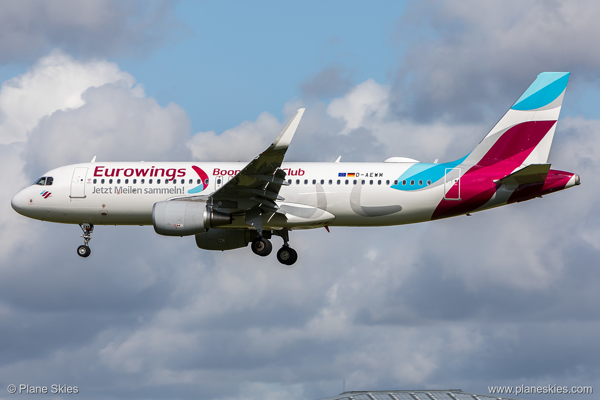 Eurowings Airbus A320-200 D-AEWM at London Heathrow Airport (EGLL/LHR) Eurowings Airbus A320-200 D-AEWM at London Heathrow Airport (EGLL/LHR)
