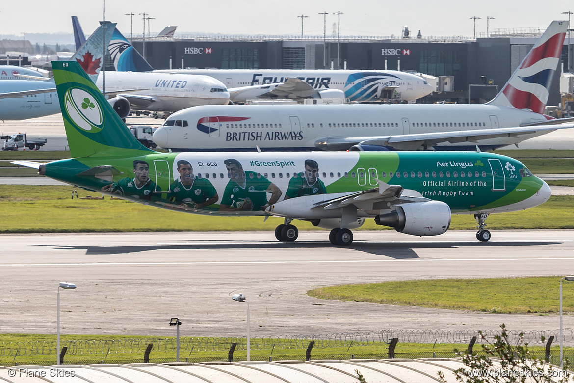 Aer Lingus Airbus A320-200 EI-DEO at London Heathrow Airport (EGLL/LHR)