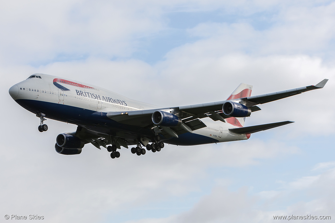 British Airways Boeing 747-400 G-BYGC at London Heathrow Airport (EGLL/LHR)