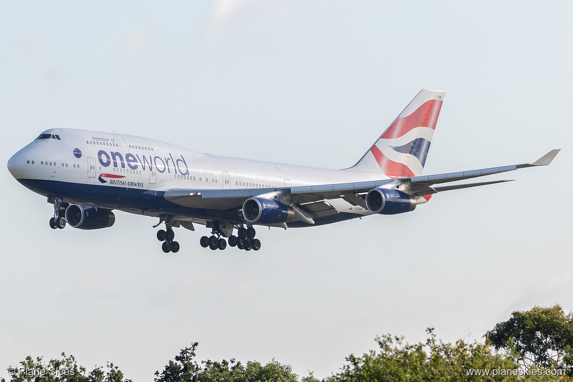 British Airways Boeing 747-400 G-CIVM at London Heathrow Airport (EGLL/LHR)