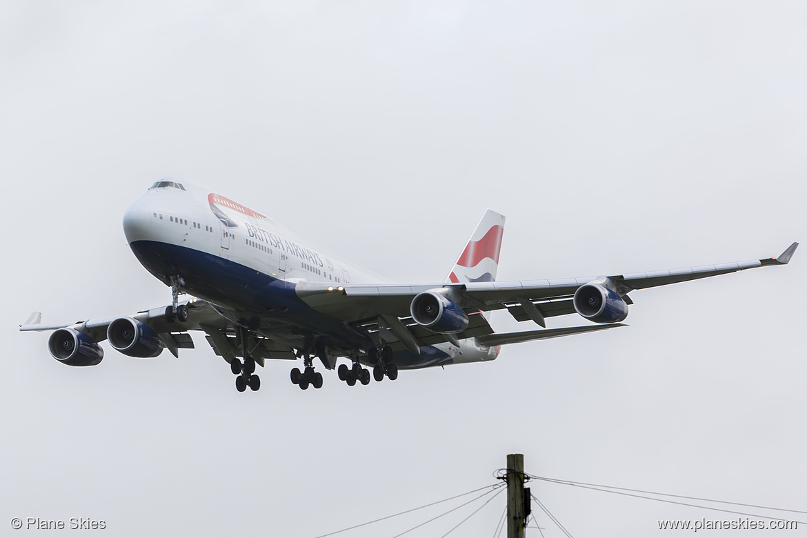 British Airways Boeing 747-400 G-CIVO at London Heathrow Airport (EGLL/LHR) British Airways Boeing 747-400 G-CIVO at London Heathrow Airport (EGLL/LHR)