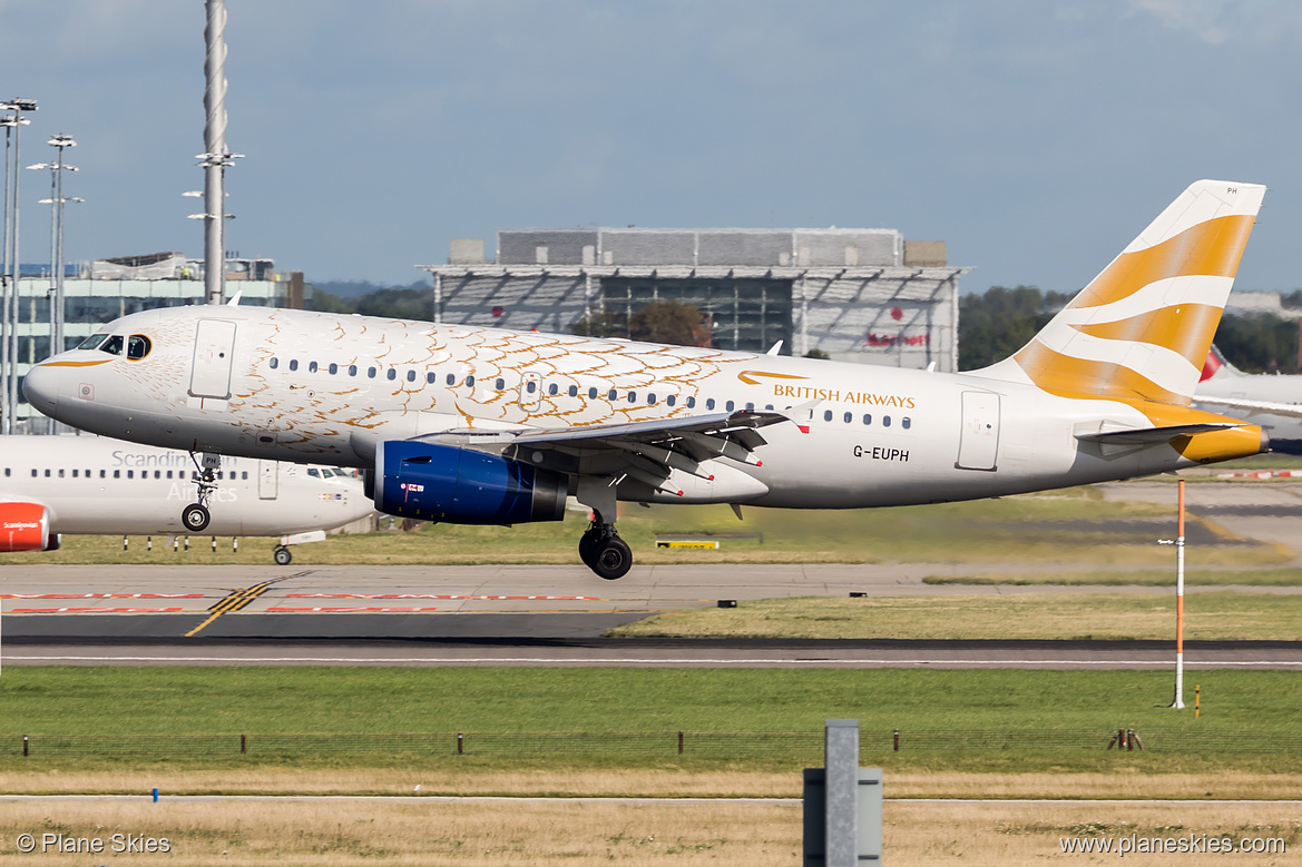 British Airways Airbus A319-100 G-EUPH at London Heathrow Airport (EGLL/LHR)