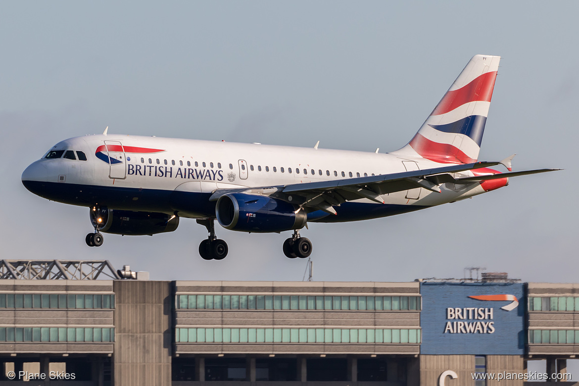 British Airways Airbus A319-100 G-EUPY at London Heathrow Airport (EGLL/LHR)