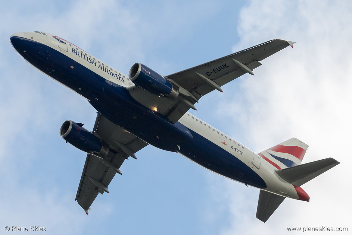 British Airways Airbus A320-200 G-EUUK at London Heathrow Airport (EGLL/LHR)