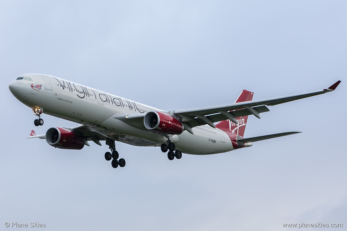 Virgin Atlantic Airbus A330-300 G-VGBR at London Heathrow Airport (EGLL/LHR)