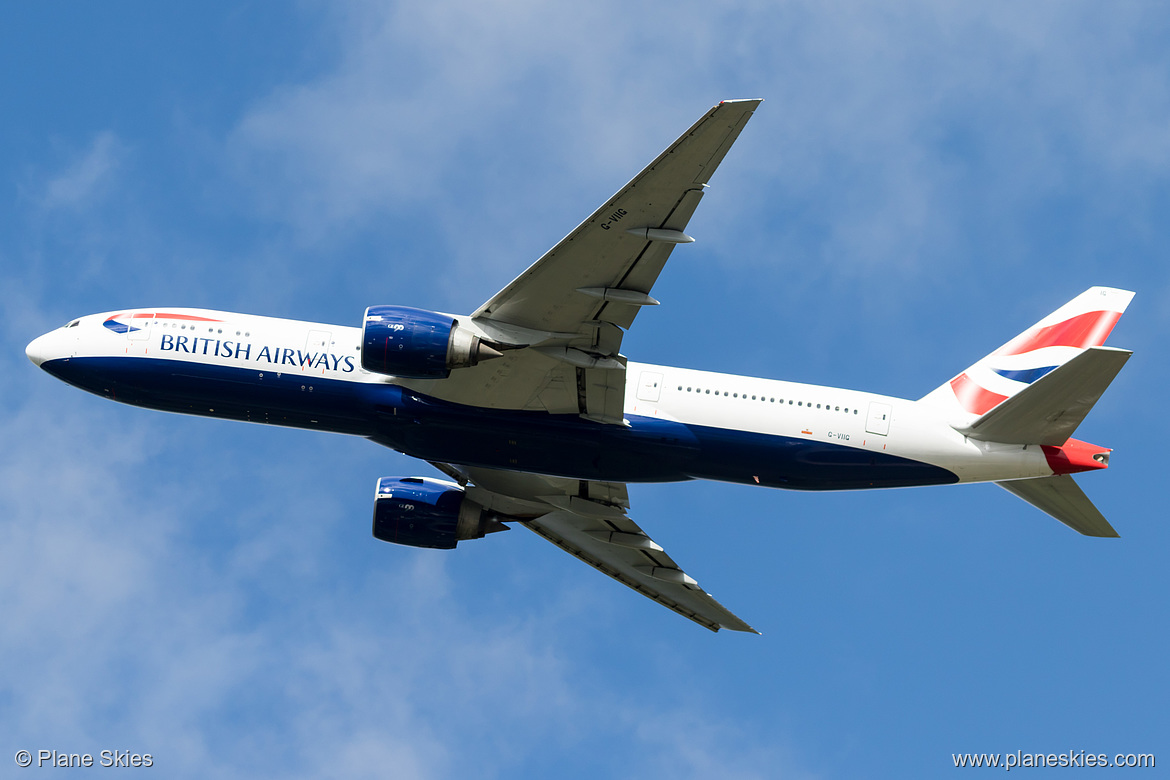 British Airways Boeing 777-200ER G-VIIG at London Heathrow Airport (EGLL/LHR) British Airways Boeing 777-200ER G-VIIG at London Heathrow Airport (EGLL/LHR)