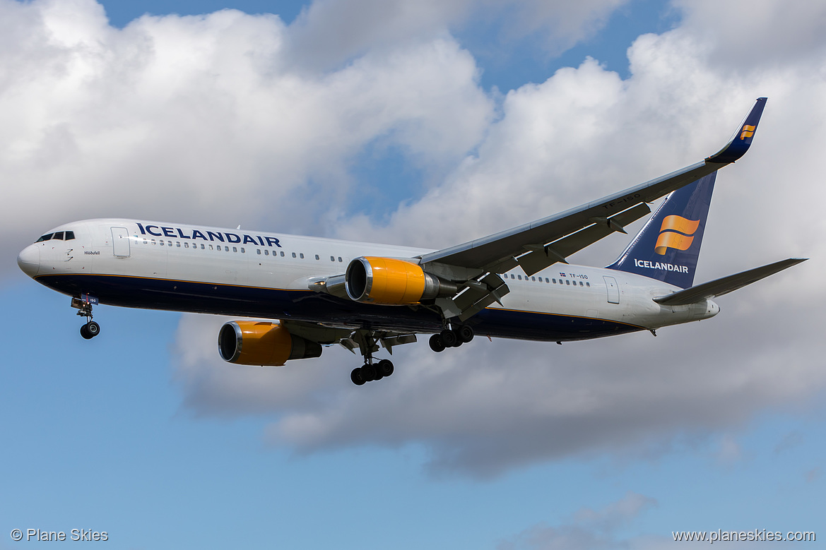 Icelandair Boeing 767-300ER TF-ISO at London Heathrow Airport (EGLL/LHR)