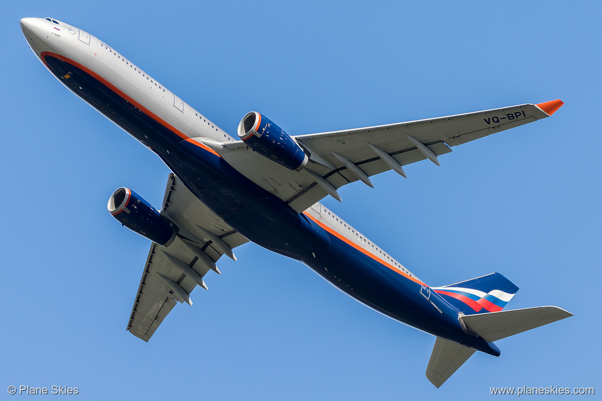 Aeroflot Airbus A330-300 VQ-BPI at London Heathrow Airport (EGLL/LHR)