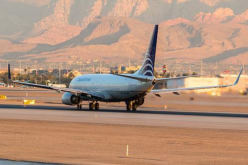 Copa Airlines Boeing 737-800 HP-1535CMP at McCarran International Airport (KLAS/LAS)