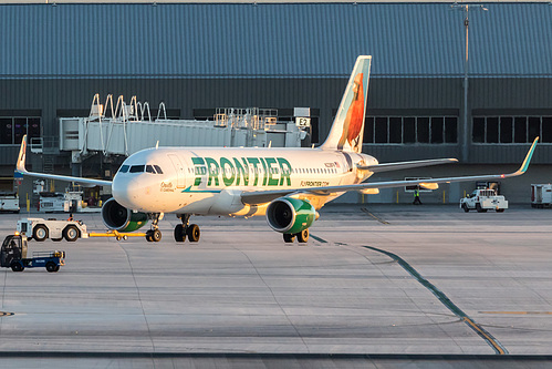 Frontier Airlines Airbus A320-200 N228FR at McCarran International Airport (KLAS/LAS)