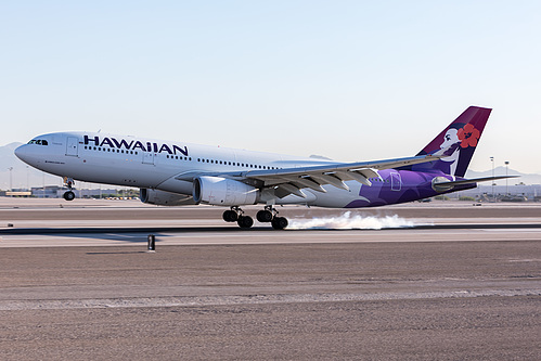 Hawaiian Airlines Airbus A330-200 N374HA at McCarran International Airport (KLAS/LAS) Hawaiian Airlines Airbus A330-200 N374HA at McCarran International Airport (KLAS/LAS)