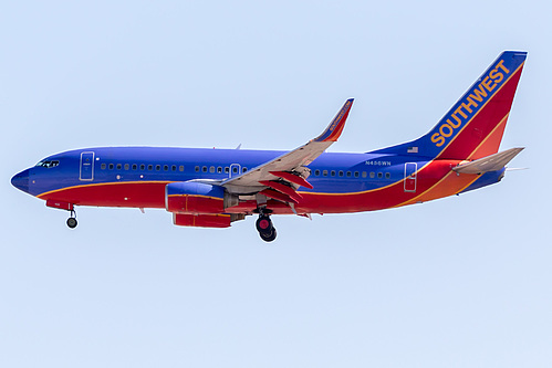 Southwest Airlines Boeing 737-700 N456WN at McCarran International Airport (KLAS/LAS)