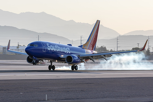 Southwest Airlines Boeing 737-700 N563WN at McCarran International Airport (KLAS/LAS) Southwest Airlines Boeing 737-700 N563WN at McCarran International Airport (KLAS/LAS)