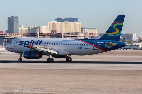 Spirit Airlines Airbus A320-200 N604NK at McCarran International Airport (KLAS/LAS) Spirit Airlines Airbus A320-200 N604NK at McCarran International Airport (KLAS/LAS)