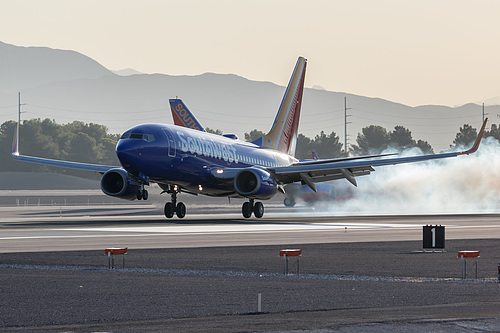 Southwest Airlines Boeing 737-700 N747SA at McCarran International Airport (KLAS/LAS) Southwest Airlines Boeing 737-700 N747SA at McCarran International Airport (KLAS/LAS)