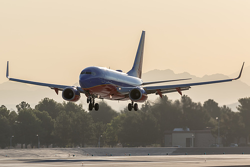 Southwest Airlines Boeing 737-700 N7724A at McCarran International Airport (KLAS/LAS) Southwest Airlines Boeing 737-700 N7724A at McCarran International Airport (KLAS/LAS)