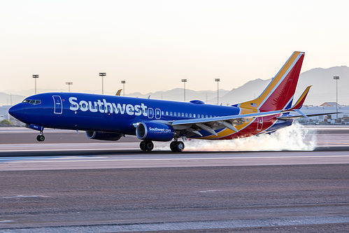Southwest Airlines Boeing 737-800 N8503A at McCarran International Airport (KLAS/LAS)