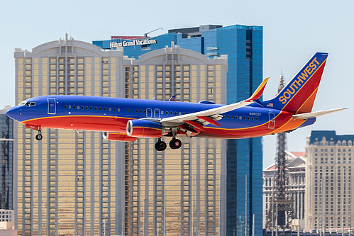 Southwest Airlines Boeing 737-800 N8602F at McCarran International Airport (KLAS/LAS)