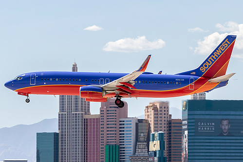 Southwest Airlines Boeing 737-800 N8614M at McCarran International Airport (KLAS/LAS)