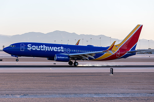 Southwest Airlines Boeing 737-800 N8686A at McCarran International Airport (KLAS/LAS)