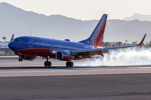 Southwest Airlines Boeing 737-700 N947WN at McCarran International Airport (KLAS/LAS) Southwest Airlines Boeing 737-700 N947WN at McCarran International Airport (KLAS/LAS)