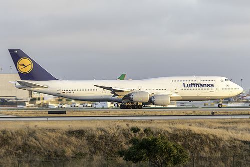 Lufthansa Boeing 747-8i D-ABYN at Los Angeles International Airport (KLAX/LAX)