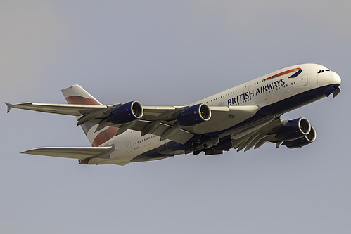 British Airways Airbus A380-800 G-XLEJ at Los Angeles International Airport (KLAX/LAX)