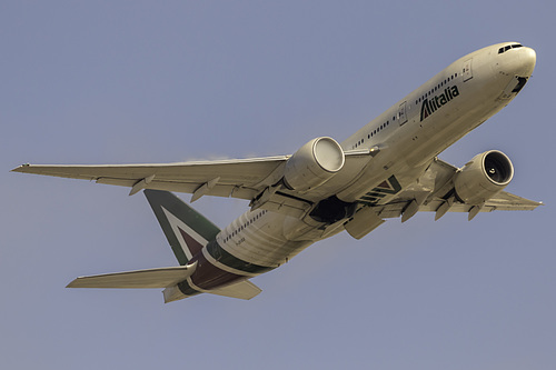 Alitalia Boeing 777-200ER I-DISU at Los Angeles International Airport (KLAX/LAX)