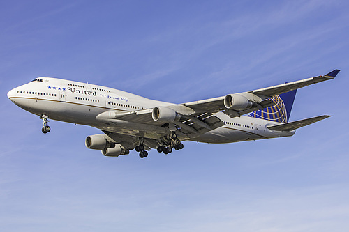 United Airlines Boeing 747-400 N118UA at Los Angeles International Airport (KLAX/LAX)